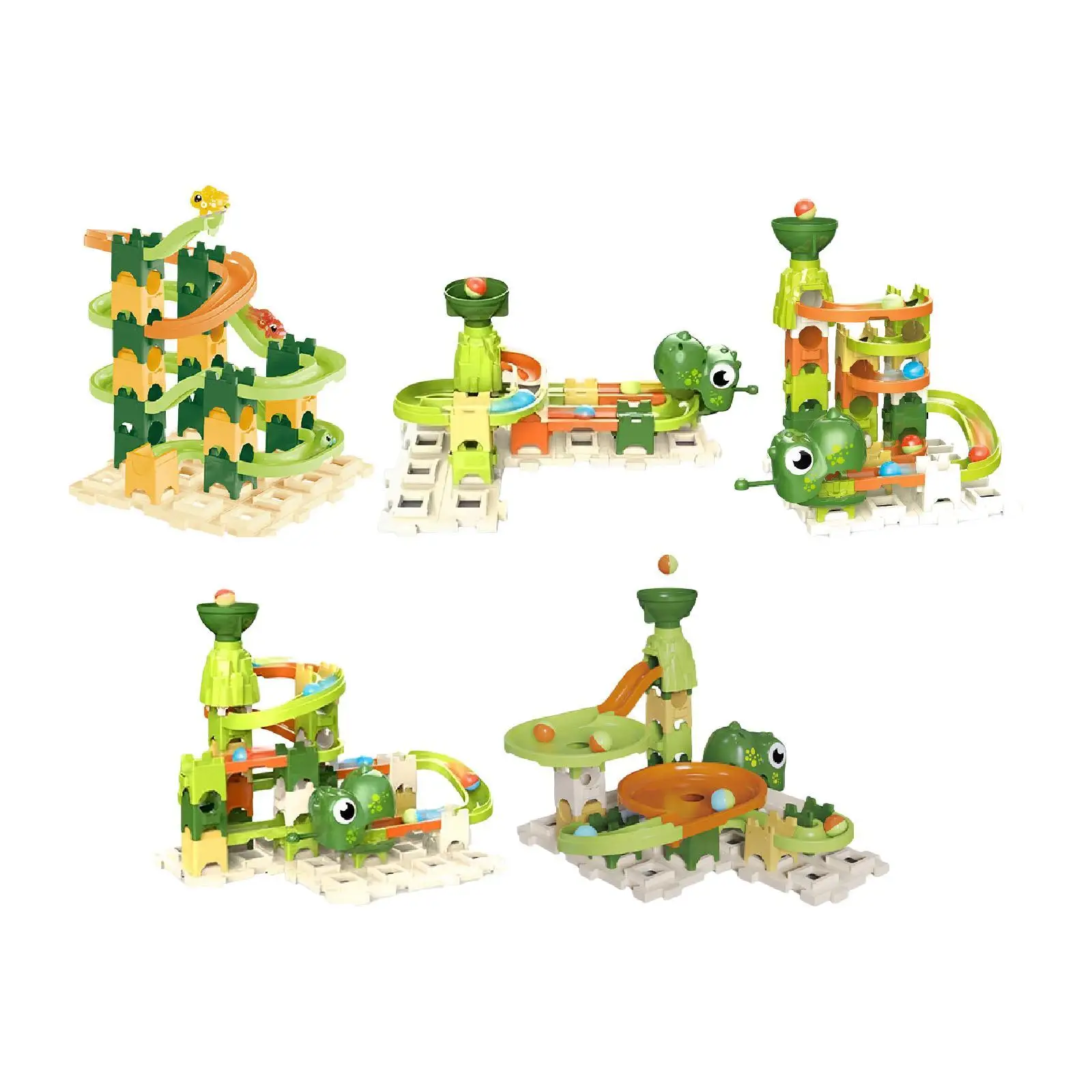 

Marble Run for Kids Educational Easy Assembly Marble Track Race Construction Building Blocks Marble Maze Kit for Boys Girls Kids