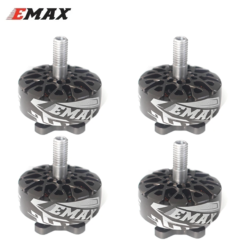 EMAX ECOIII 2807 1300KV/ 1500KV/ 1700KV 3-6S Brushless Motor 5mm Shaft Compatible 6-7inch Propellers for RC FPV Racing Drone