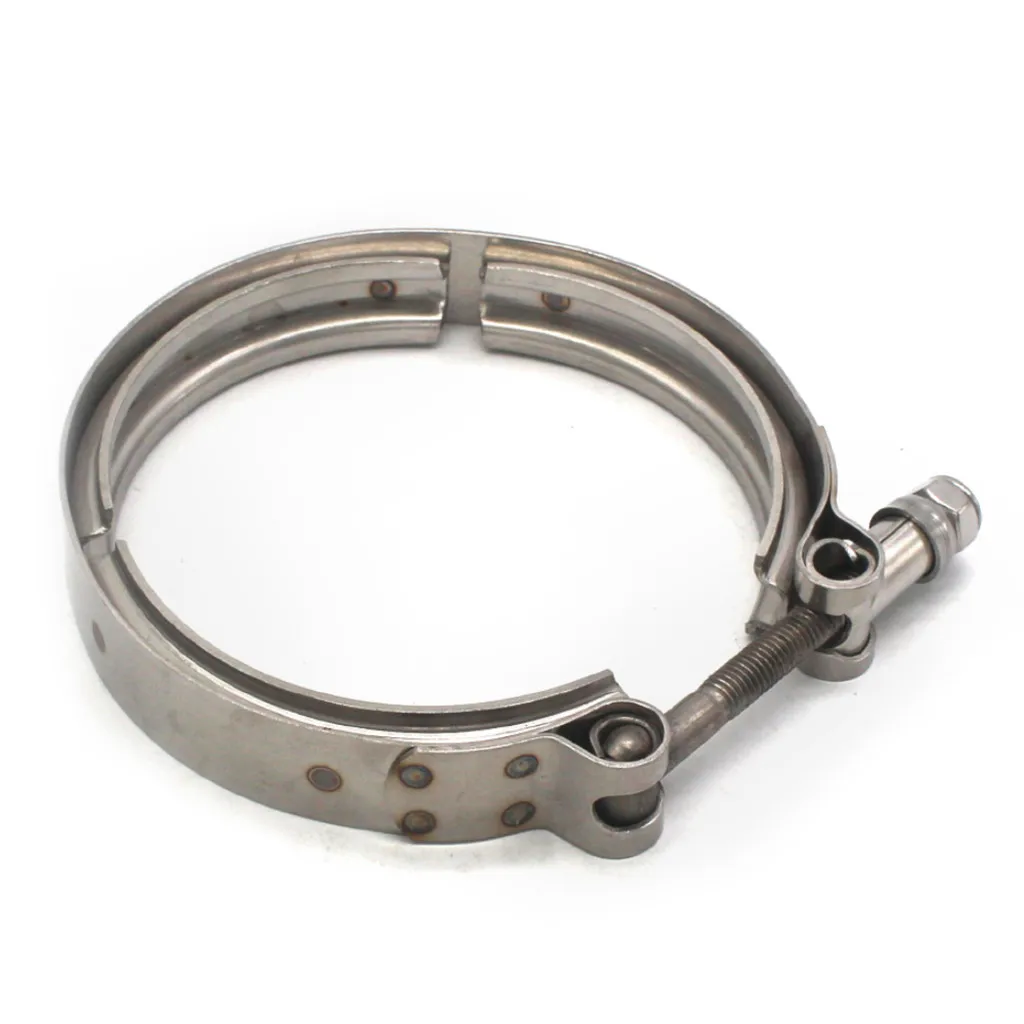 

Stainless Turbo Exhaust Downpipe Elbow 90 He351 V-band Flange Clamp for