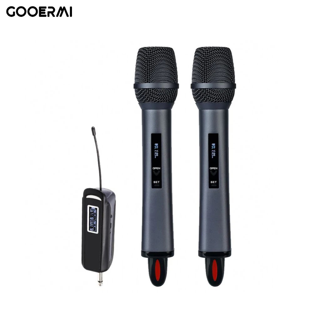 TX-12 Magnetic Charging Wireless Microphone UHF FM Microphone Sound Card Live Broadcast Equipment