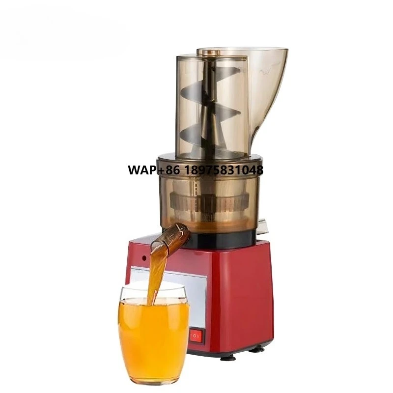 

Fruit Juicer Commercial Slow Speed Juicer with Pulp Separation, Large Diameter, High Power, Fully Automatic 220V/110V