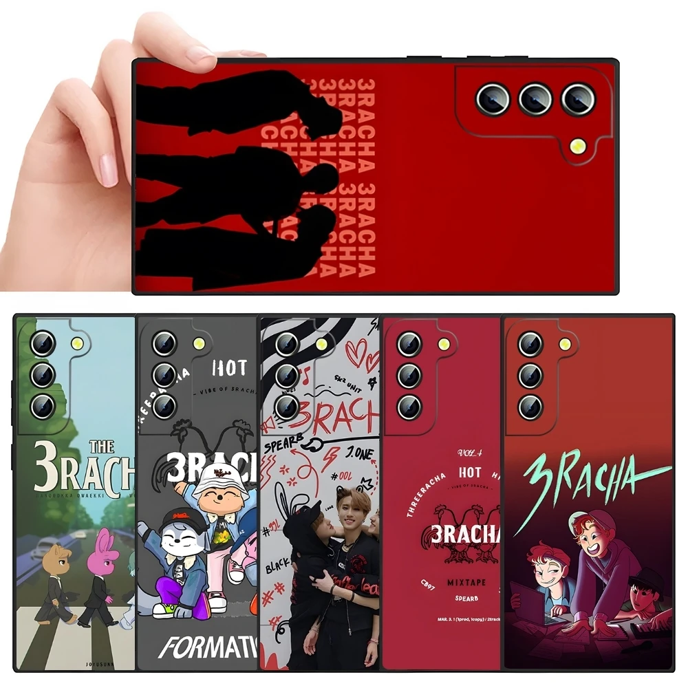 Stray Children 3RACHA Phone Case For S23 Samsung S24 Ultra S22 S20 Fe S21 Plus Galaxy A54 A34 A16 A53 A13 Back Cover