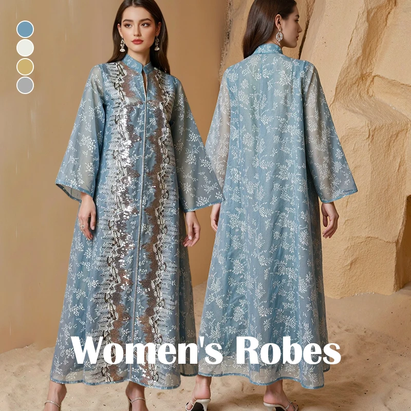 

Abayas for Women Dubai Luxury NEW African Muslim Fashion Dress Caftan Marocain Evening Party Dresses Boubou Robe Djellaba Femme