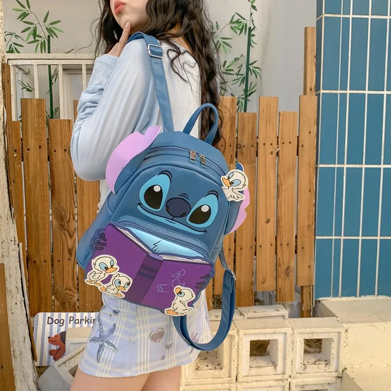 2025 ديزني جديد الكرتون طوالة ماري القط لطيف أنيق حقيبة ظهر صغيرة نزهة حقيبة ظهر صغيرة