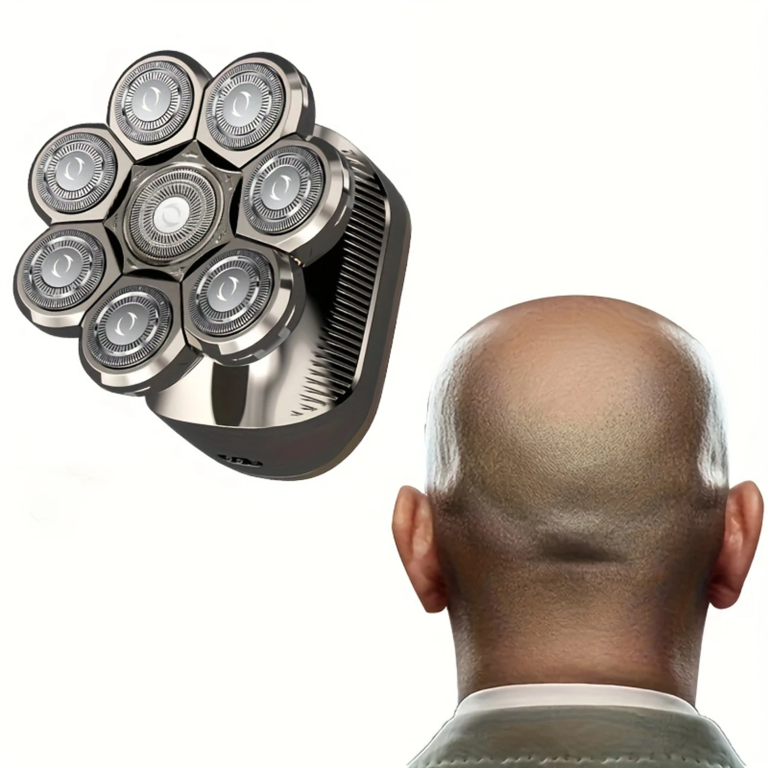 Модернизированные плавающие головки для бритвы, светодиодный дисплей, время работы 90 минут