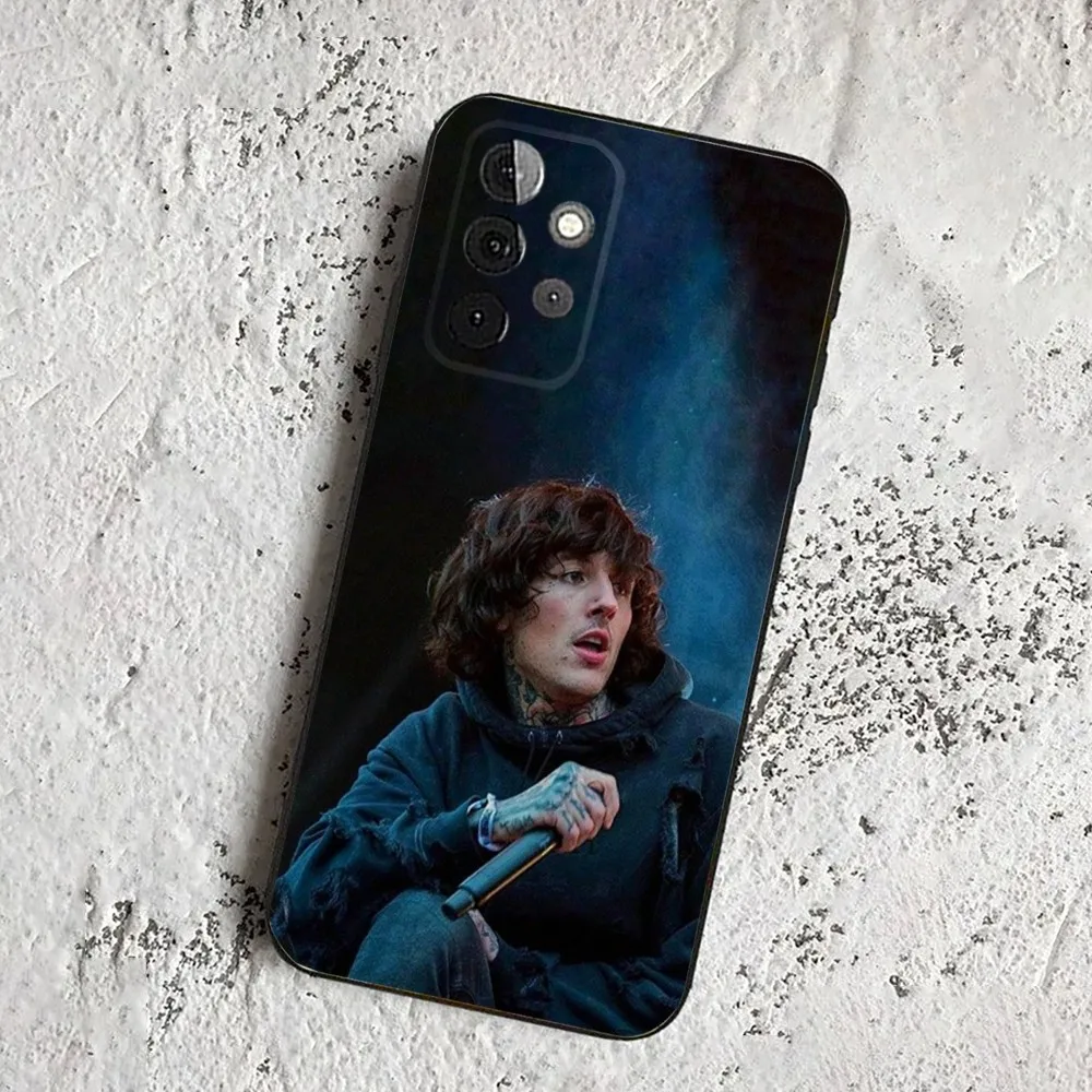 BMTH O-Oliver Sykes  Phone Case For Samsung Galaxy A13,A21s,A22,A31,A32,A52,A53,A71,A80,A91 Soft Black Cover