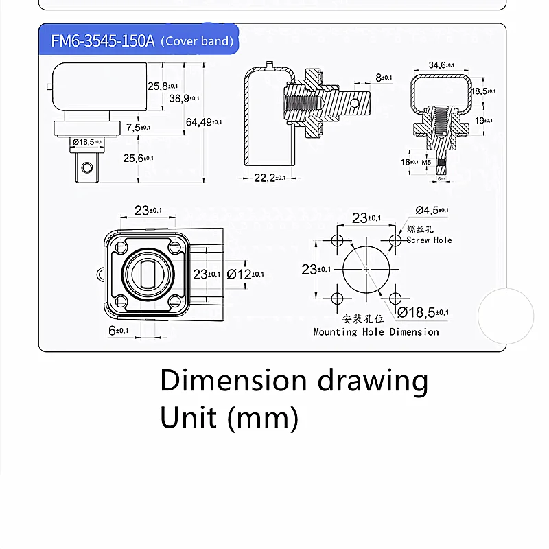 1pc 150A Through-wall Terminal Energy Storage Terminal High Current Lithium Battery Copper Terminal Battery Terminal Connector