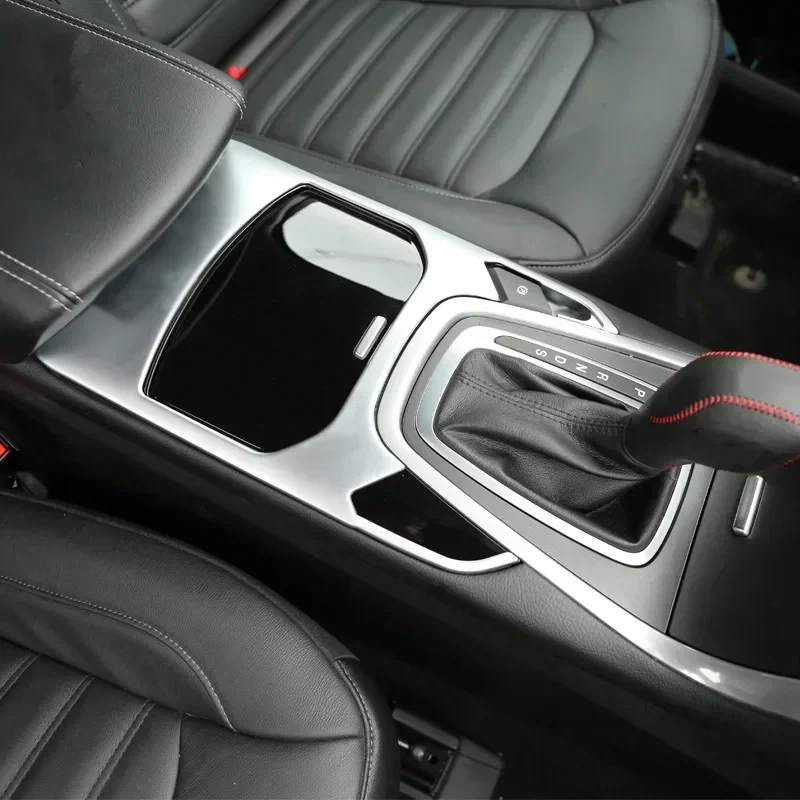 

WELKINRY For Ford Edge 2nd Generation 2015-2021 Endura Front Car Stick Gear Shift Level Base Table Water Bottle Cup Holder Trim