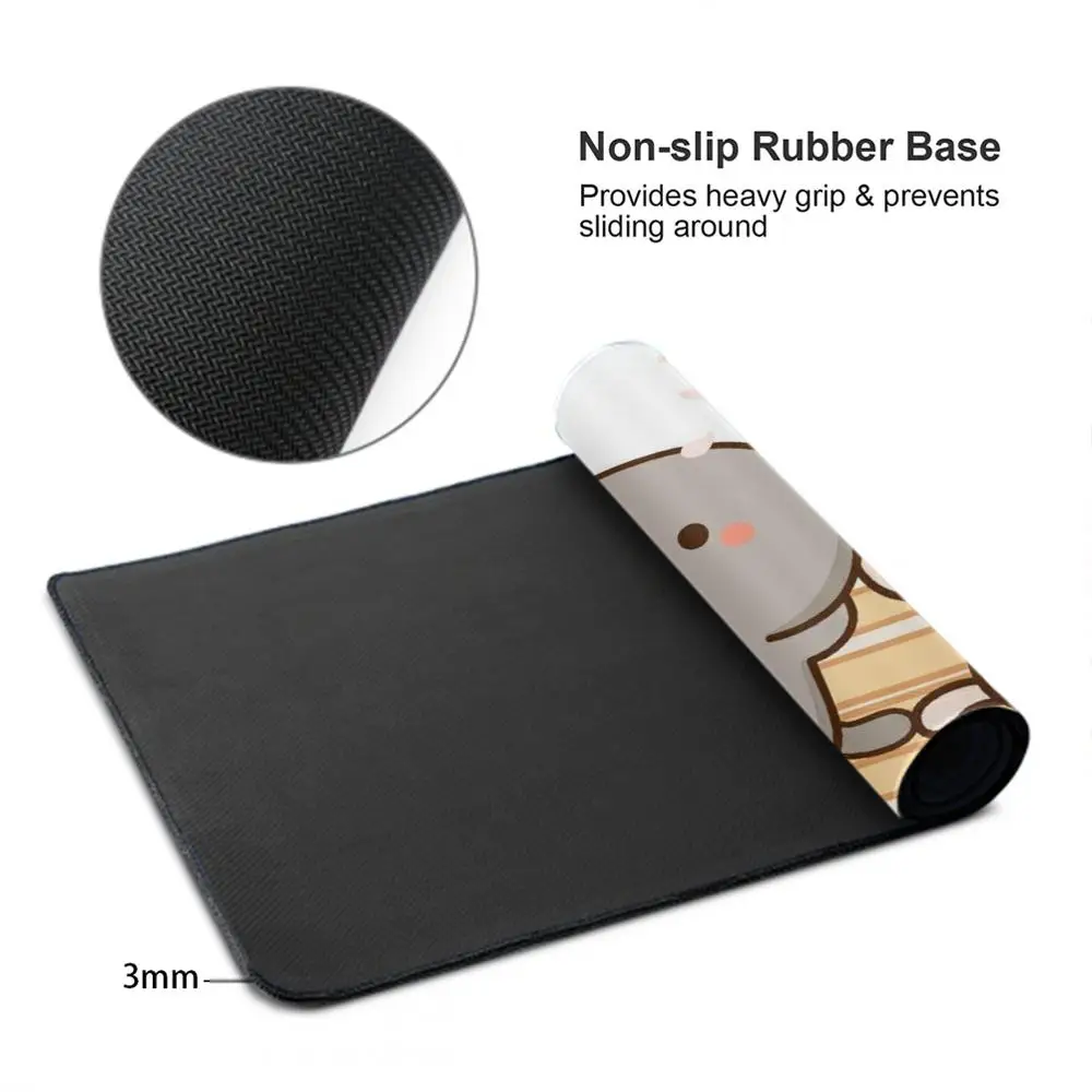 Peach Mochi Mouse Pad Mouse Pad Extended Gaming Keyboard Mats Large 90x40cm XXL Gamer Mousepad