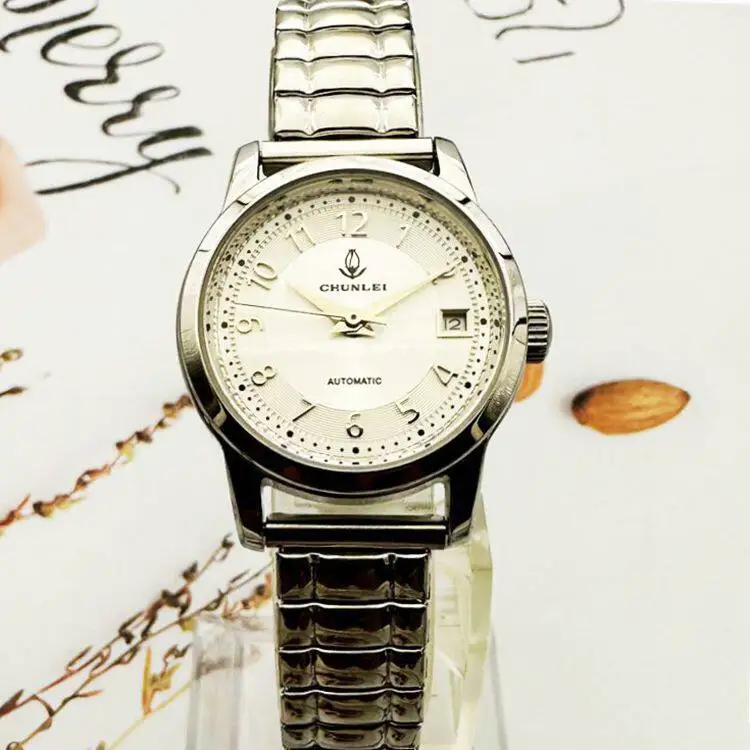 

Domestic Shanghai Chunlei Brand Watch, Fully Automatic Mechanical Watch, Simple and Fashionable Large Digital Waterproof Bottom