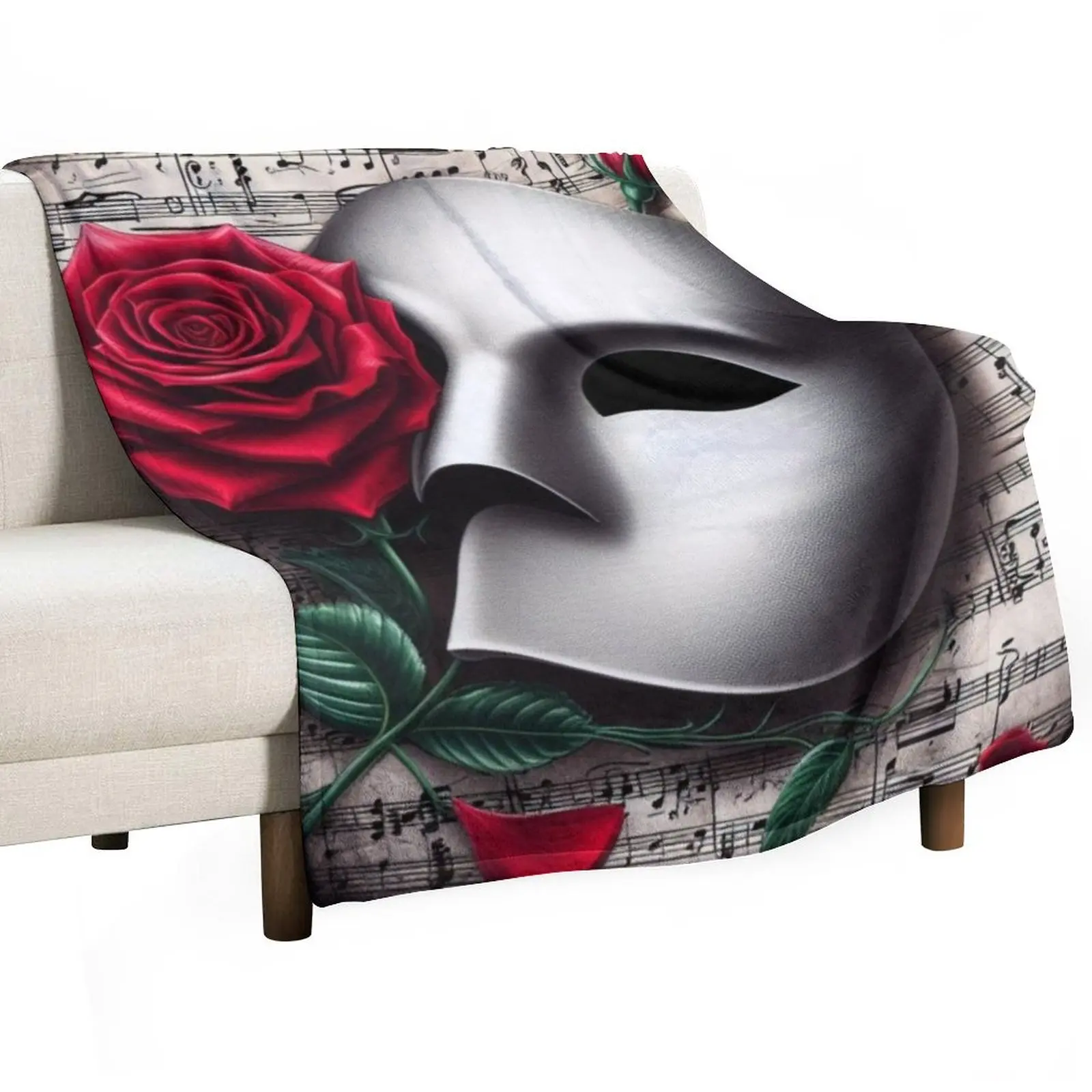 Phantom of The Opera Musical Genius Throw Blanket Soft Plush Blanket as Housewarming Gift