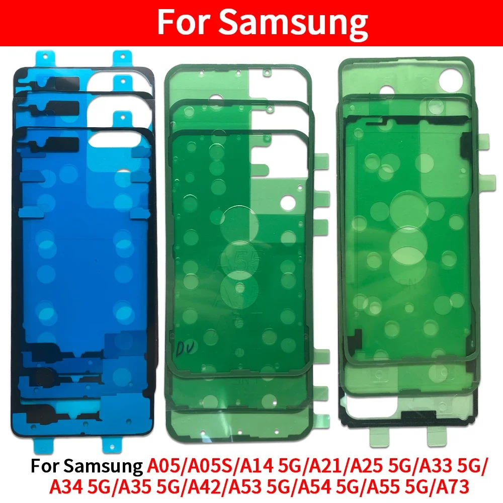 Waterproof For Samsung A05 A05S A15 4G A25 A33 A34 A35 A42 A53 A54 A55 A73 5G Adhesive Sticker Back Housing Battery Cover Tape