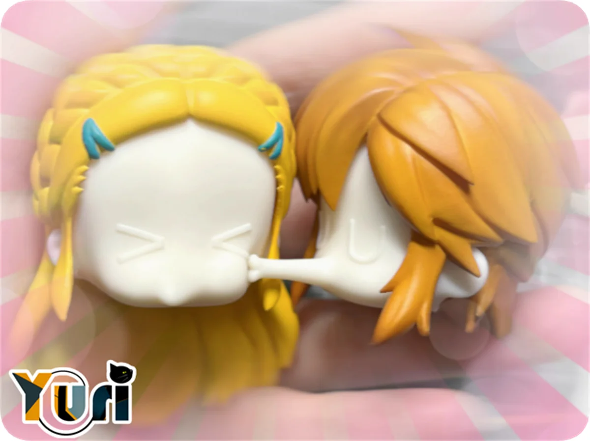 Yuri Original Funny Kiss Handmade OB11 BJD Face No Eyes Game Cosplay Cute Lovely Gift Expression