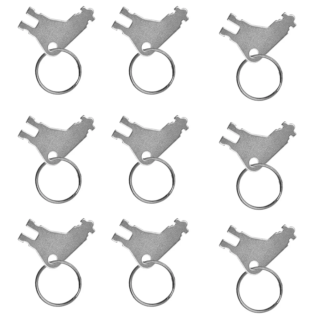 

17pcs Paper Towel Dispenser Key Universal Toilet Paper Box Opener Stainless Steel Durable Tool For Home Office Travel Use