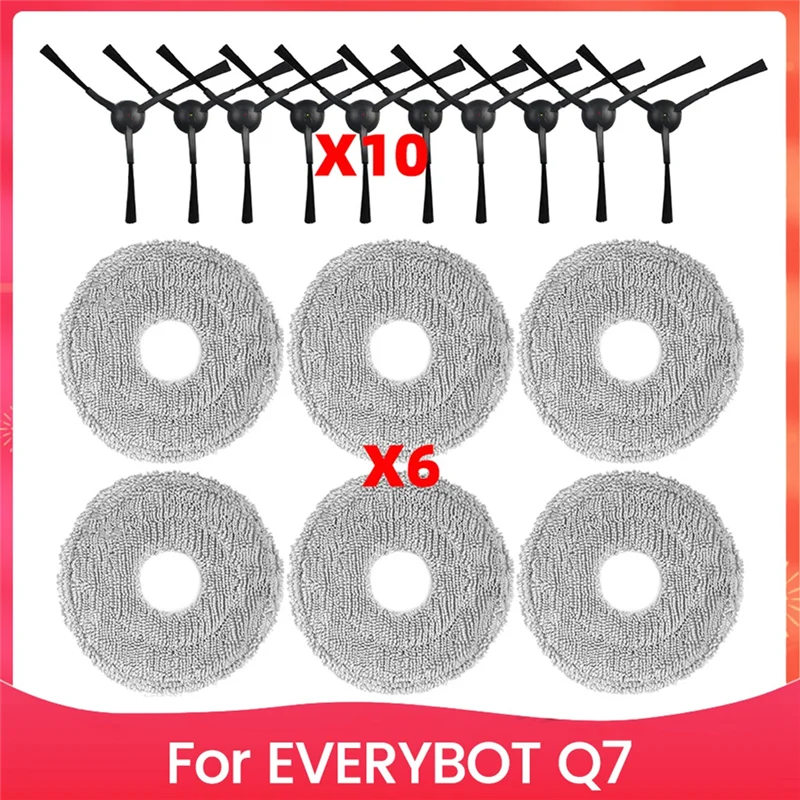 M04K para EVERYBOT Q7 peças de vácuo esfregão pano escova lateral acessórios de substituição