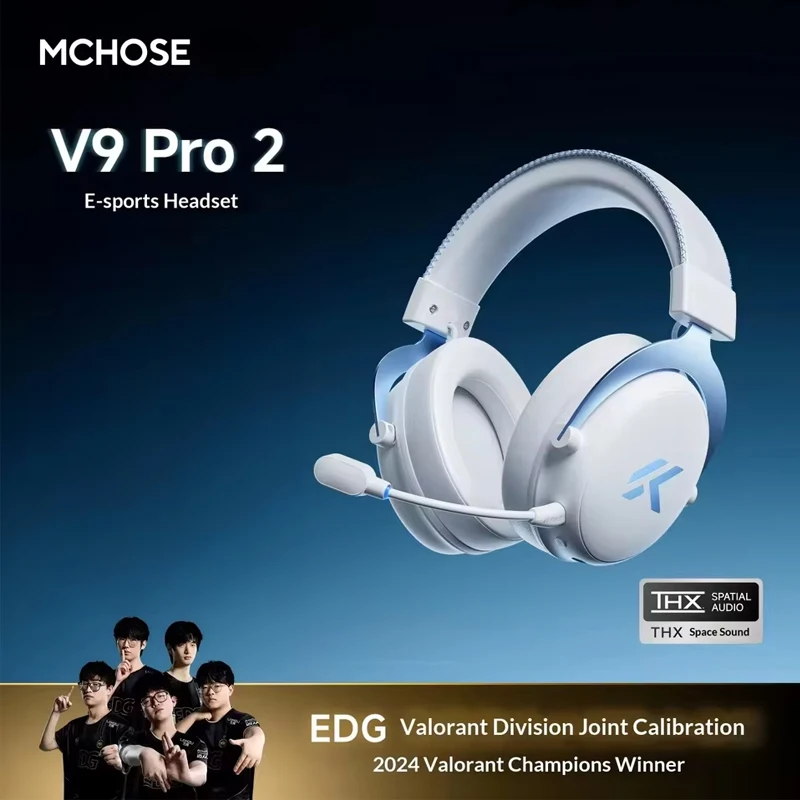 MCHOSE MCHOSE V9 Pro 2 E-sports Wireless Gaming Headset 4-Mode THX Spatial Audio 53mm Driver Over-Ear Long Battery Life Simple - Aliexpress Deal
