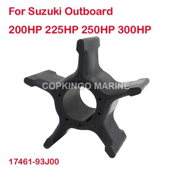 Boat Water Pump Impeller for Suzuki outboard 4-stroke DF60 DF70 DF80 DF200 DF225 DF250 DF300 17461-93J00 18-3035 500393 9-45507