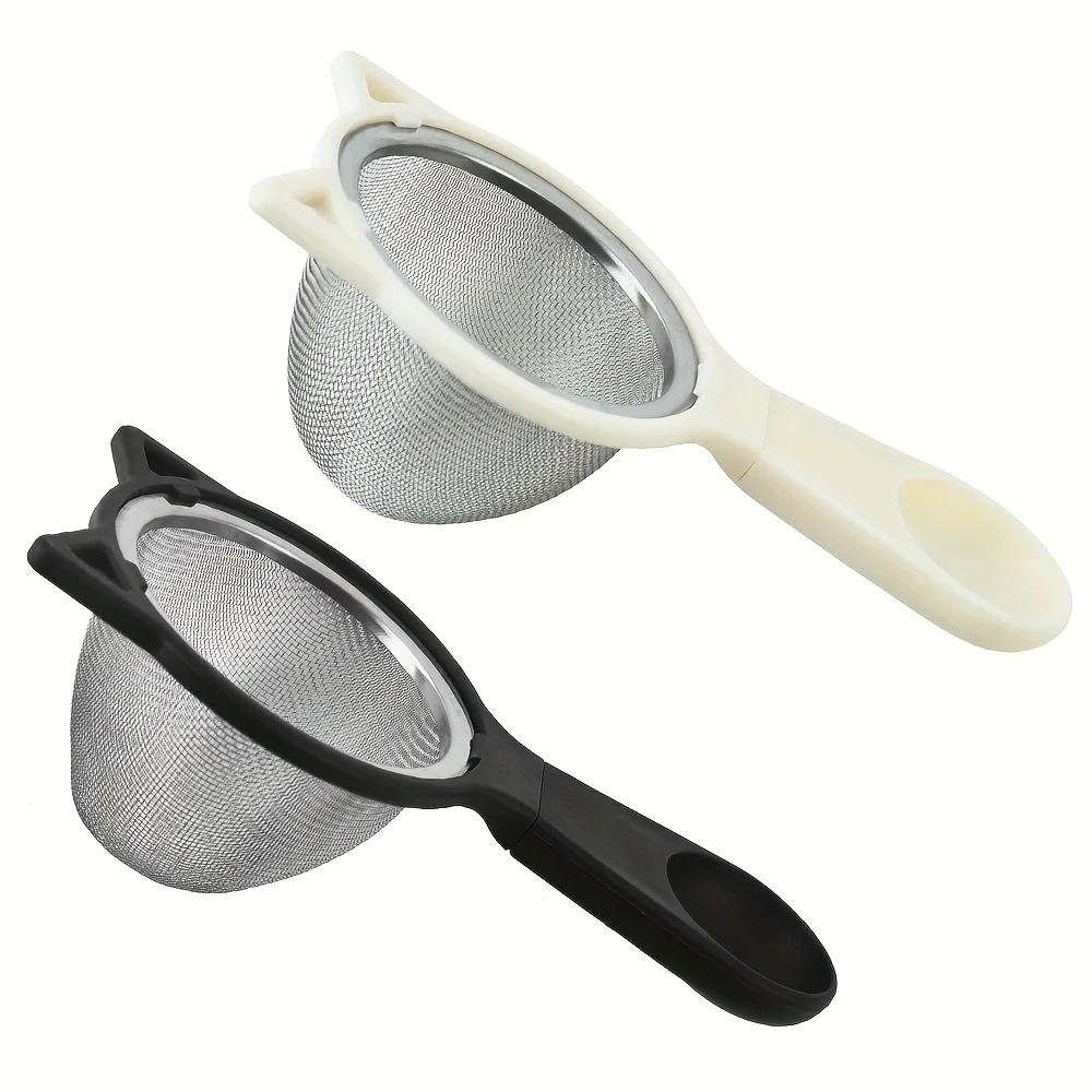 [Fine Mesh Strainer ] Versatile Stainless Steel Fine Mesh Strainer - Perfect for Coffee, Tea, Flour Sifting & More