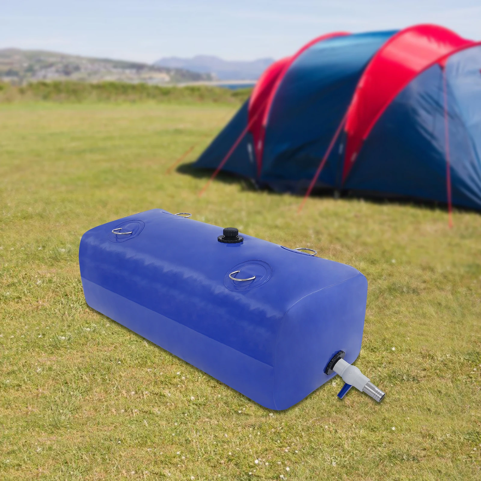 110/240L Wasserspeicherblase PVC faltbare Wasserblase Aufbewahrungsbehälter für Temperatur -40-80 ° C Feuerfest, verschleißfest – Detail 2