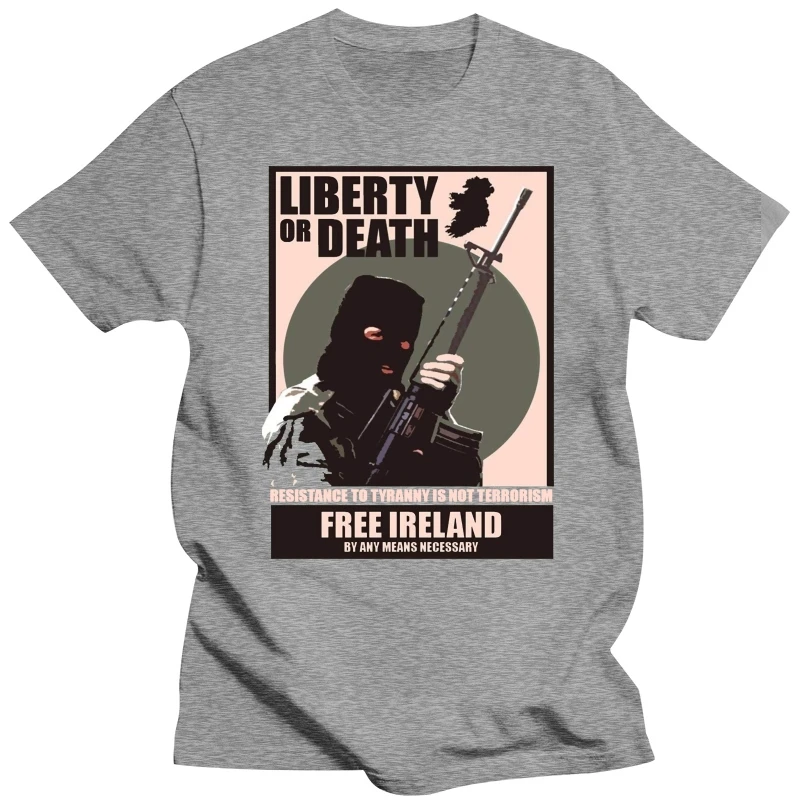 IRA Liberty or Death Premium t-Shirt DMN2 Black