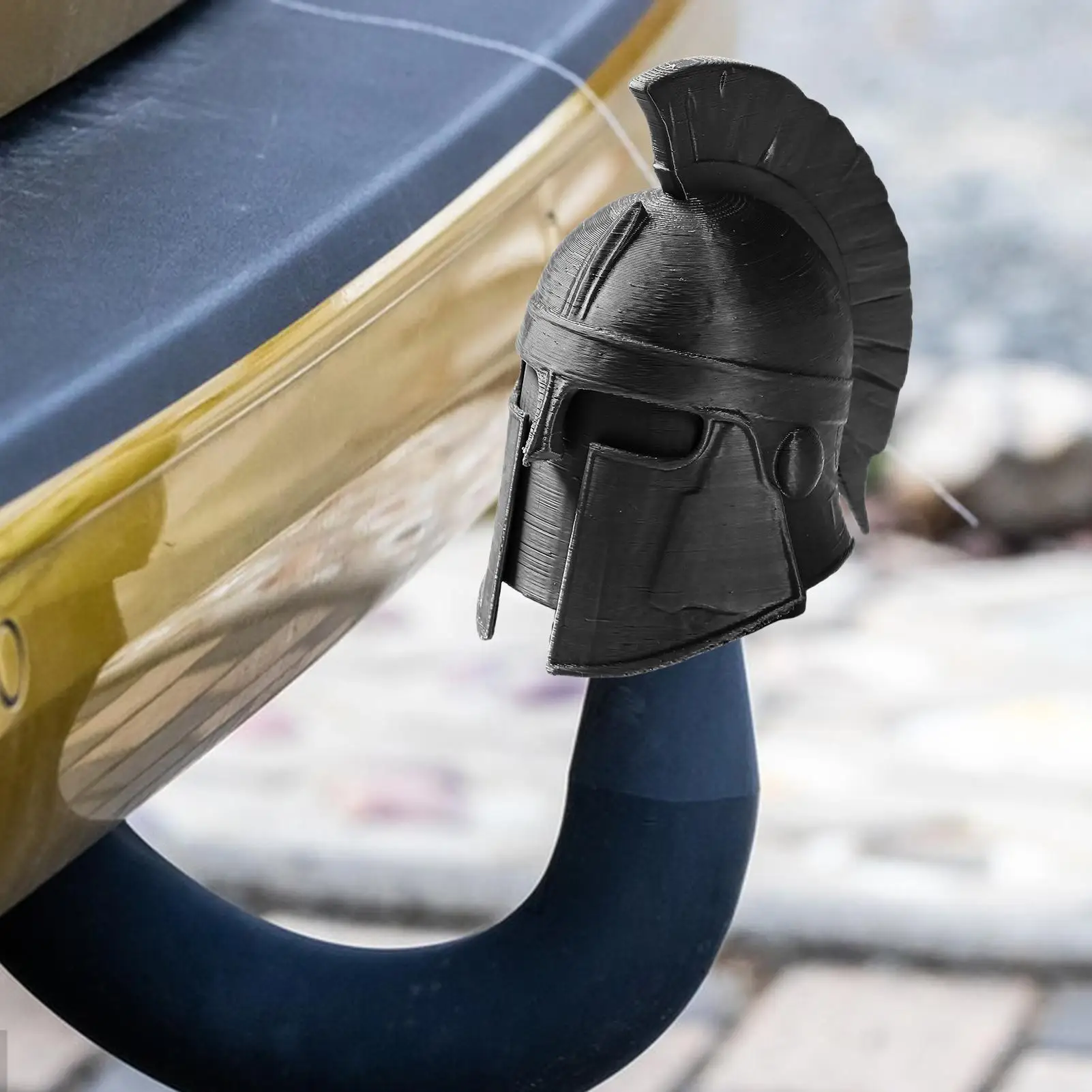 Truck Hitch Covers 3D Printing Funny Cartoon Gladiator Shaped Exterior Tow Receiver Tube Plug Cap For Auto ATV Boat RV