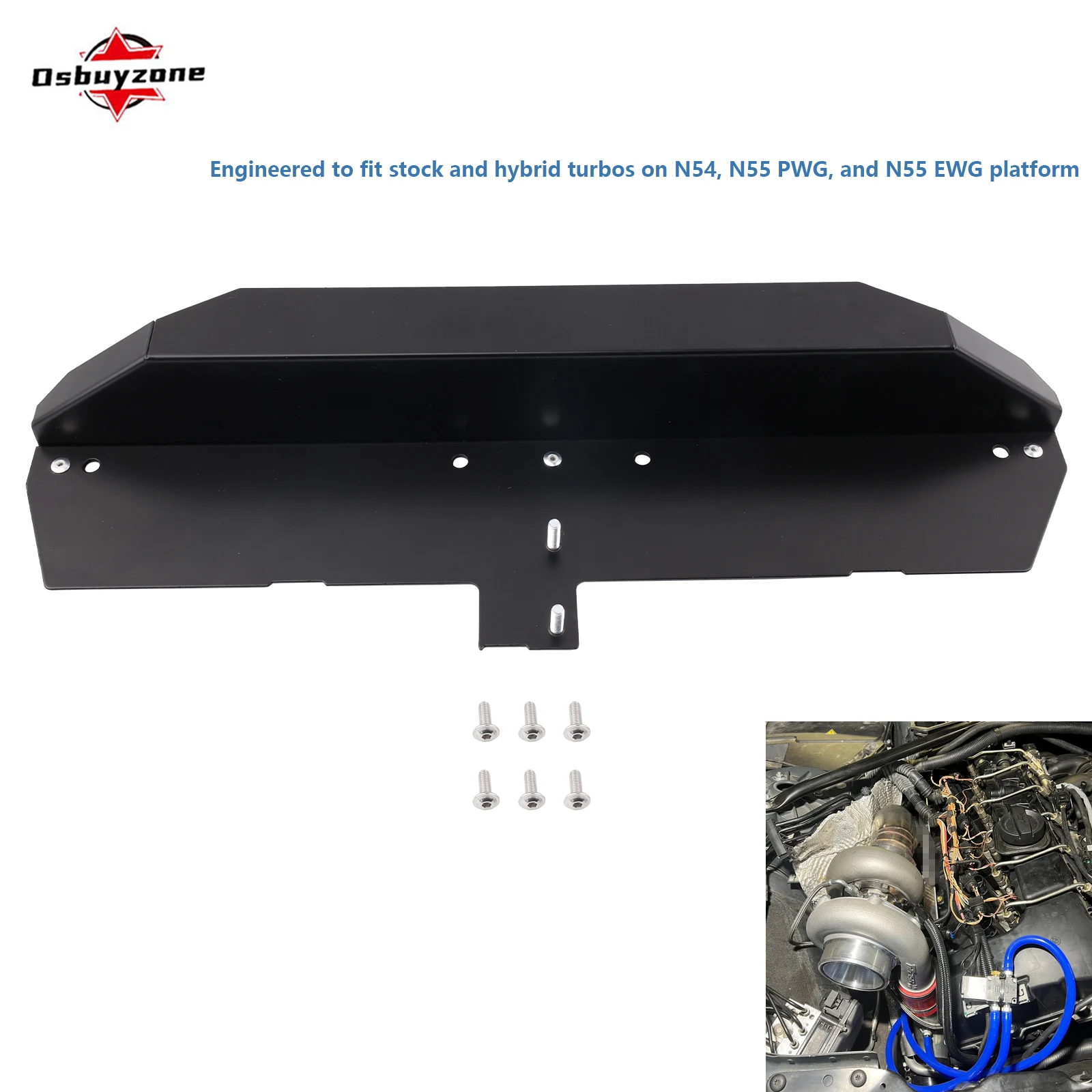 أداء توربو Heatshield لسيارات BMW N54/N55 PWG / EWG F30 335