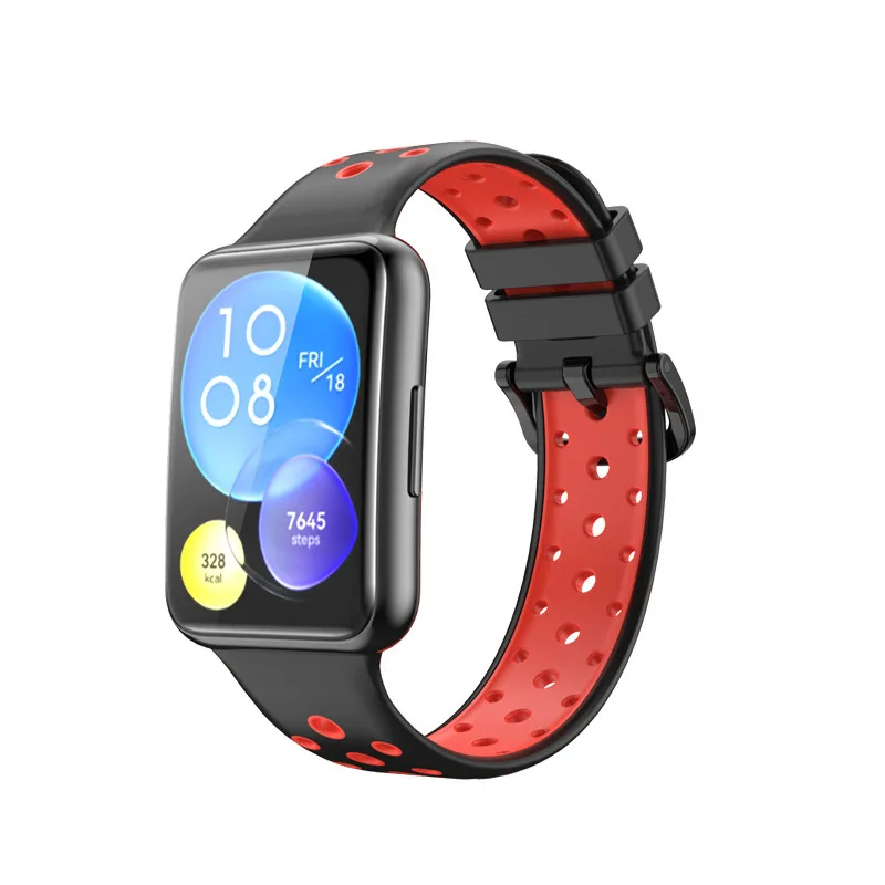 Band For Huawei Watch FIT 2 Strap smartwatch correa Wristband Breathable Sport Silicone bracelet Huawei fit 2 fit2 Accessories