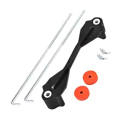 Battery Hold Down Bolts J Hook Metal Protective Caps Fittings Bracket Holder Clamp Bracket Sturdy Secure for SUV Car Truck
