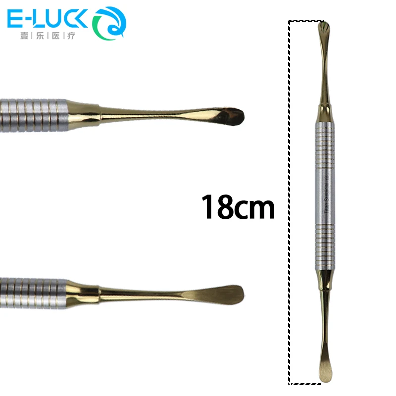 4 szt. Implant stomatologiczny podnośnik periodjalny ouble końcówki odblaskowy Splitter Separator instrumenty dentystyczne narzędzie chirurgiczne