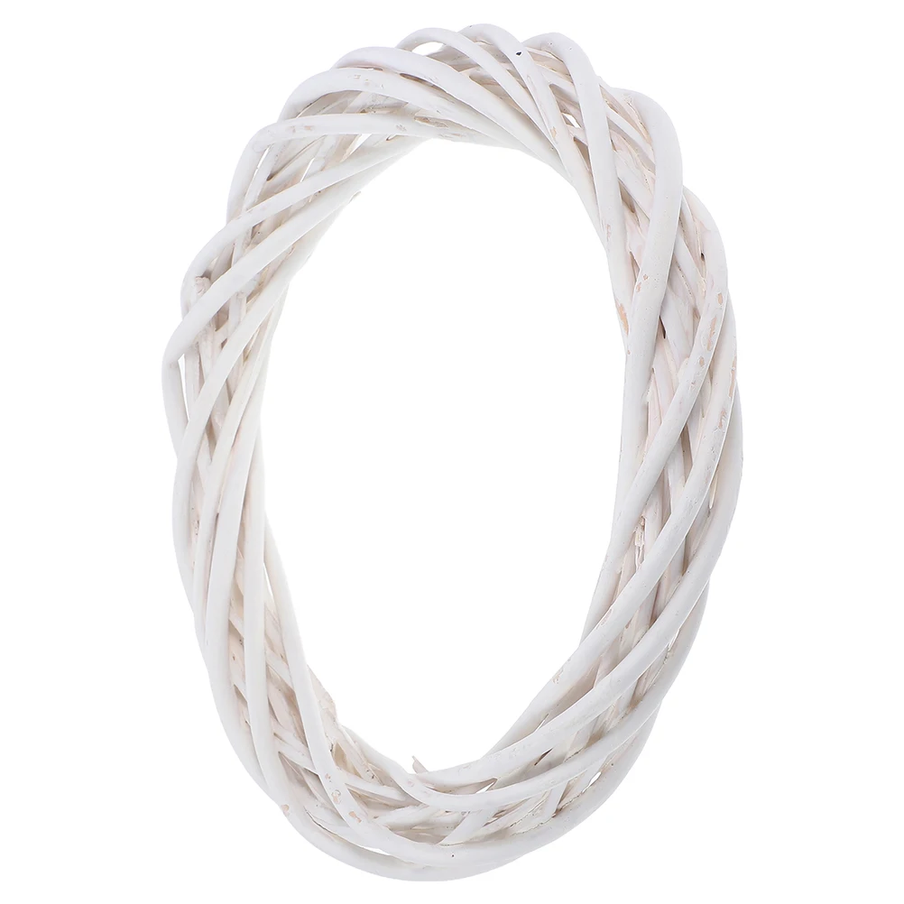 

Floral Wreath Wicker Frame Decorative Rustic Pendant Hanging Twig Garland Wreaths Crafting