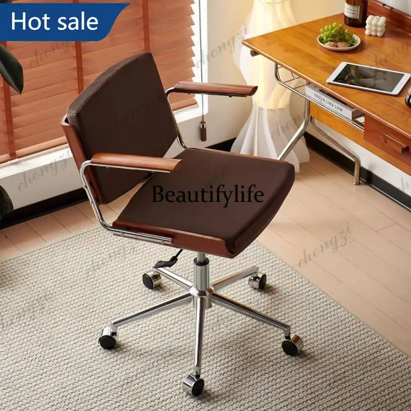 NQ52  Swivel Black Office Chair Armrest Adjustable Designer Ergonomic Computer Chair Relaxing Oversized Office Furniture