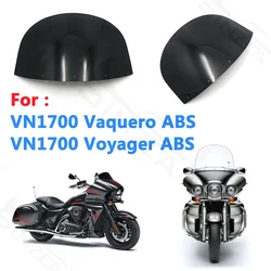 For Kawasaki VN1700 Vulcan 1700 Voyager ABS 09-17 Motorcycle Windshield Windscreen Wind Deflectors Sunshade Vaquero ABS Black