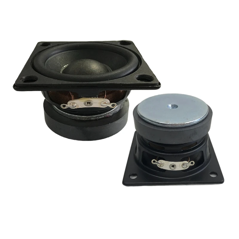 Paper-cone & Rubber-edge 57mm Square Speaker WIth 45mm-Ferrite Magnet RMS Power 6W 2.25 Inch 4Ω/8Ω Optional Full Range Speaker