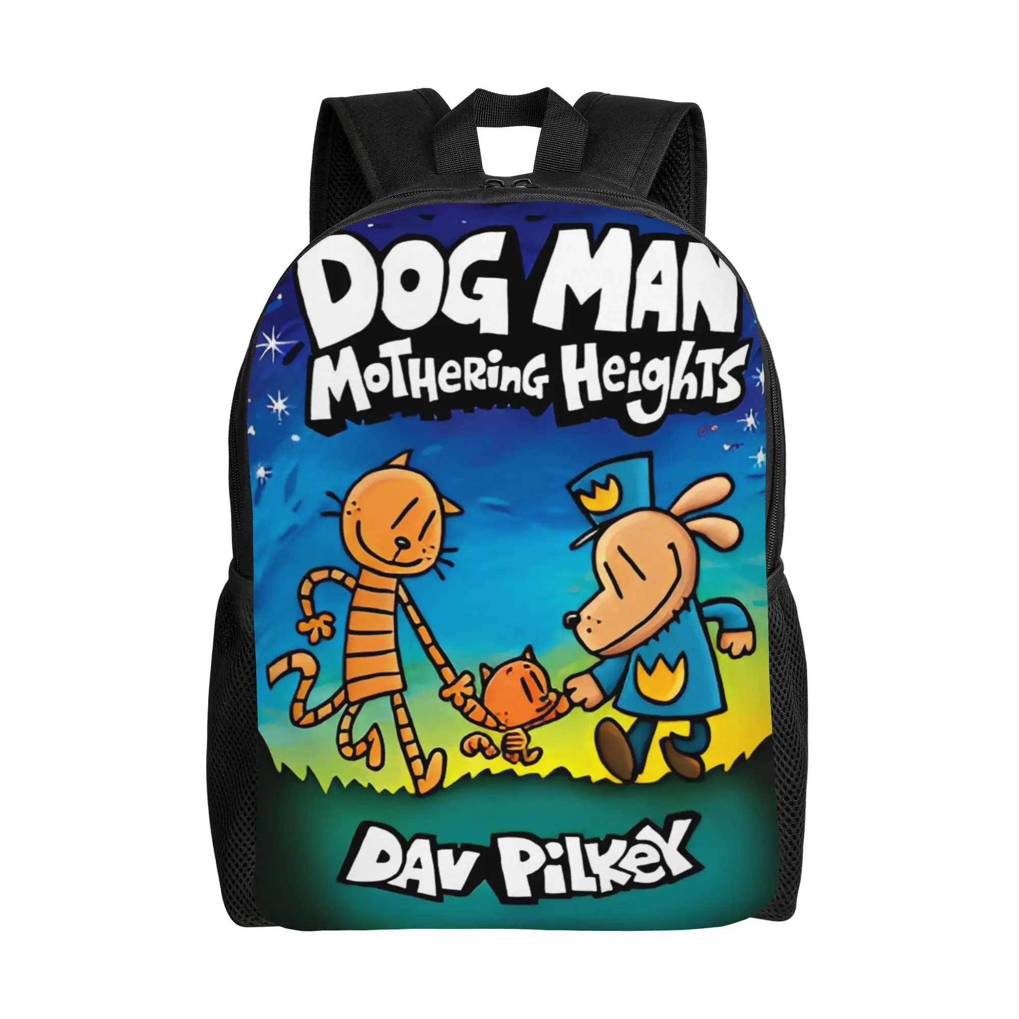 

Классический рюкзак с изображением собаки и кота Пити, спортивный, студенческий, деловой, аниме-стиль, для мужчин и женщин, сумка для ноутбука, на плечо