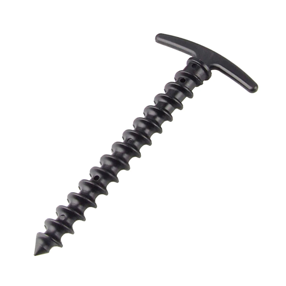 

10 Pcs Lightweight High Strength Nylon Camping Tent Stakes Pegs Outdoors High-quality Screw Spiral Tent Nails Beach Groun