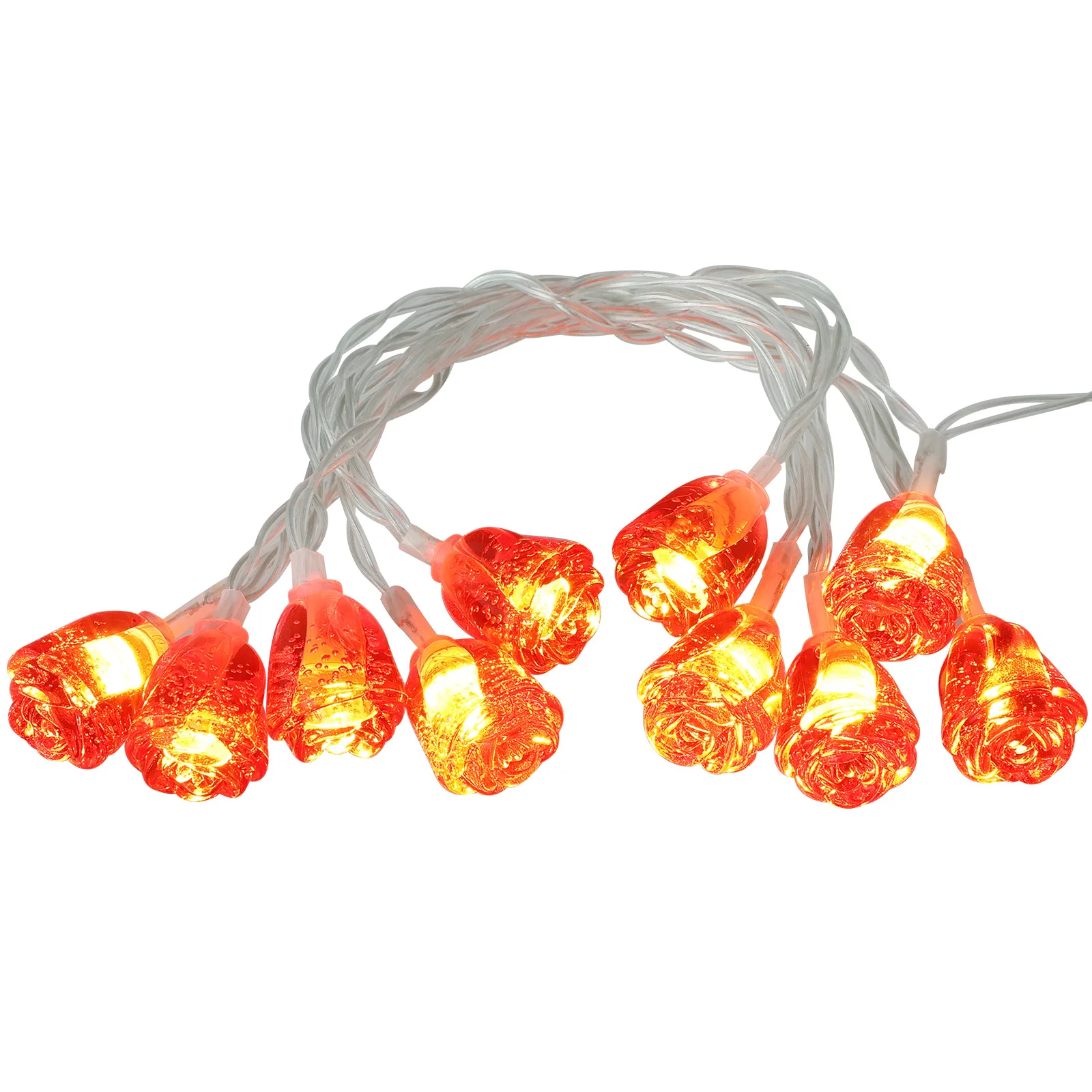

1Pcs Rose LED String Light Valentine's Day Decoration Romantic Waterproof String Lamp for Party Wedding Garden Indoor Outdoor