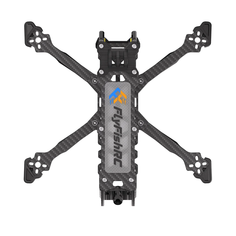 FlyFishRC Volador VX3 VX3.5 Kit de marco estilo libre de 3 pulgadas y 3,5 pulgadas compatible con la unidad de aire DJI O3 para FPV