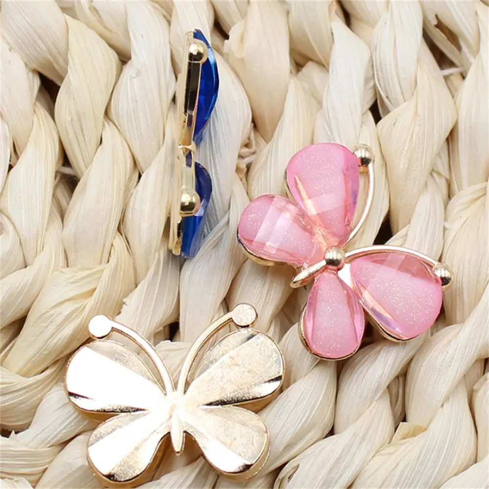 10pcs cute  DIY jewelry accessories Stained Glass Metal Buttons costume decoration