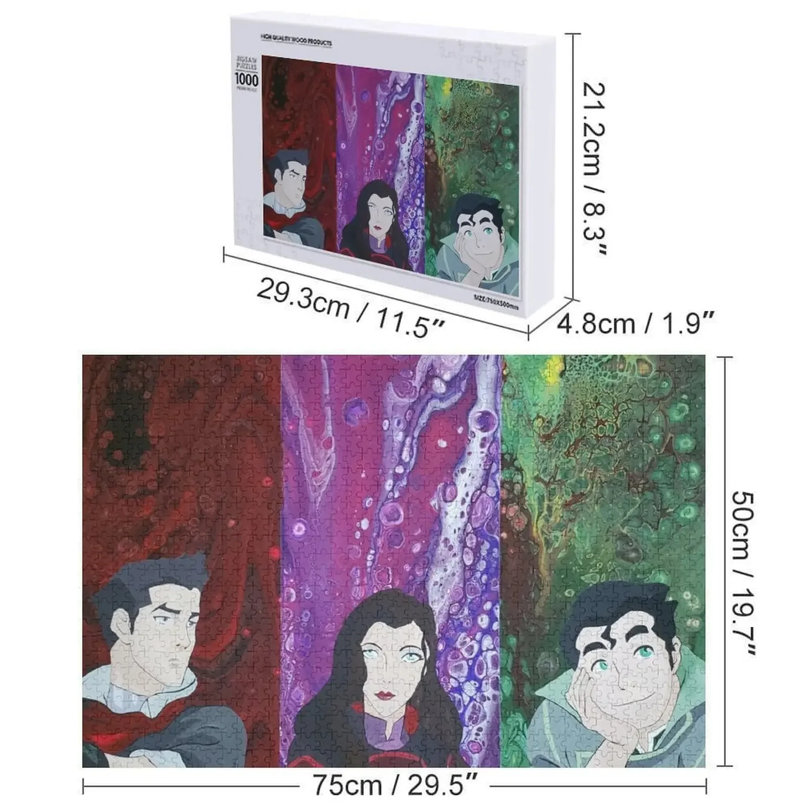 Vrienden Legpuzzel Aangepaste kindercadeauspeelgoed voor kinderen Puzzel