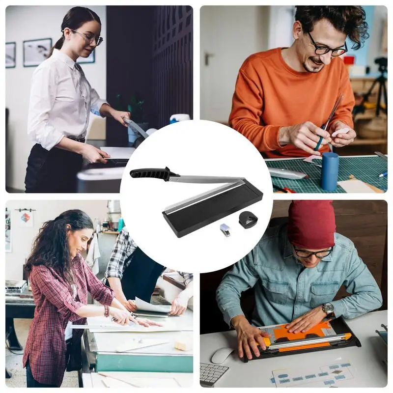 Paper Cutter Heavy Duty Cardboard Cutter Multifunctional Craft Supplies Portable Studio Gadgets For Scrapbooking Document Filing