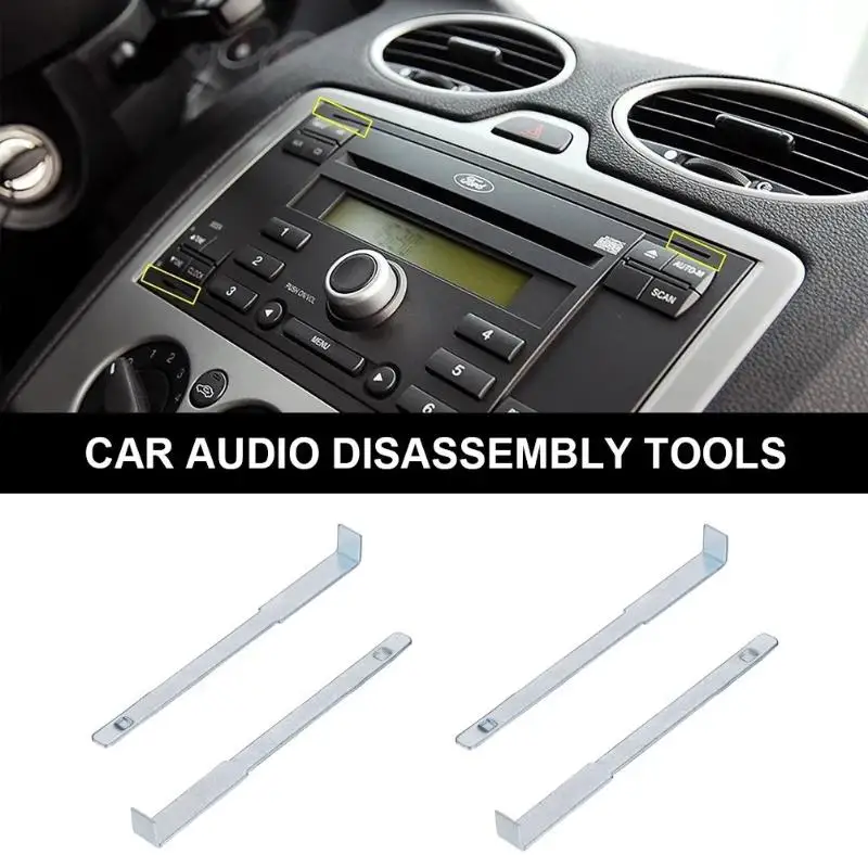 1/2 pair For Pioneer Car Audio Radio Removal Release Keys Extraction Tools Practical Automotive Accessories