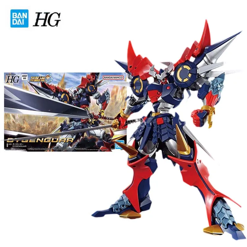 

Bandai Genuine Gundam HG Series Model Garage Kit 1/144 Anime Figure DYGENGUAR Boy Action Assembly Toy Collection Model