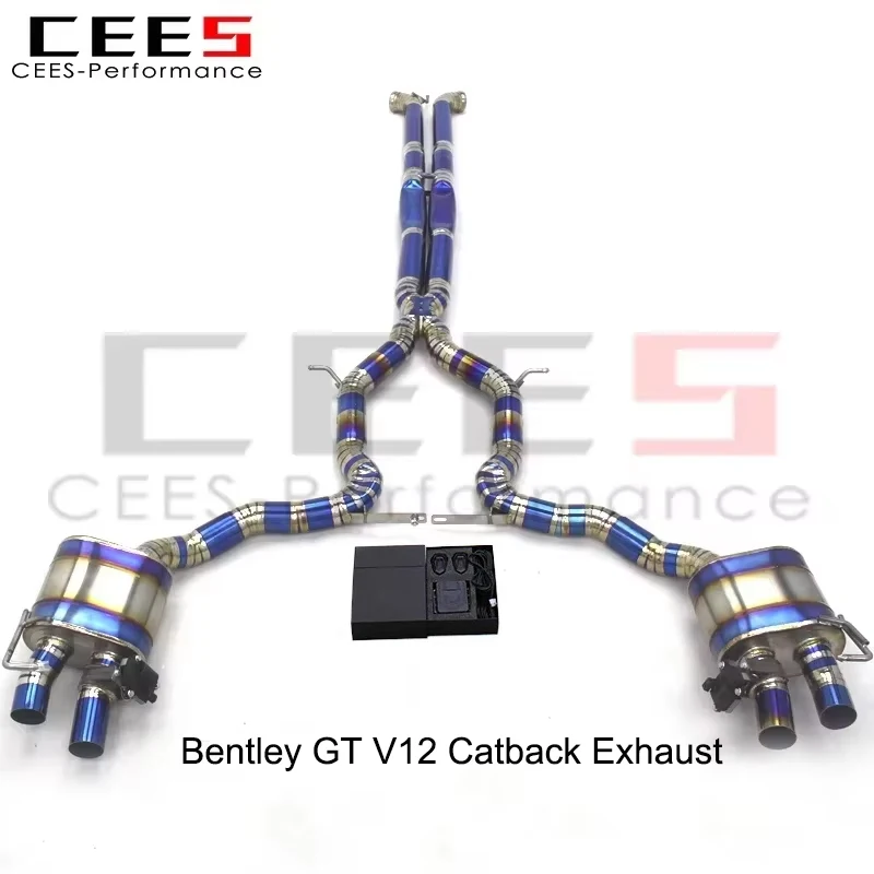 

CEES Tuning Valved Sport Catback Exhaust System with Muffler for Bentley Continental GT V12 6.0T (2017-2024)