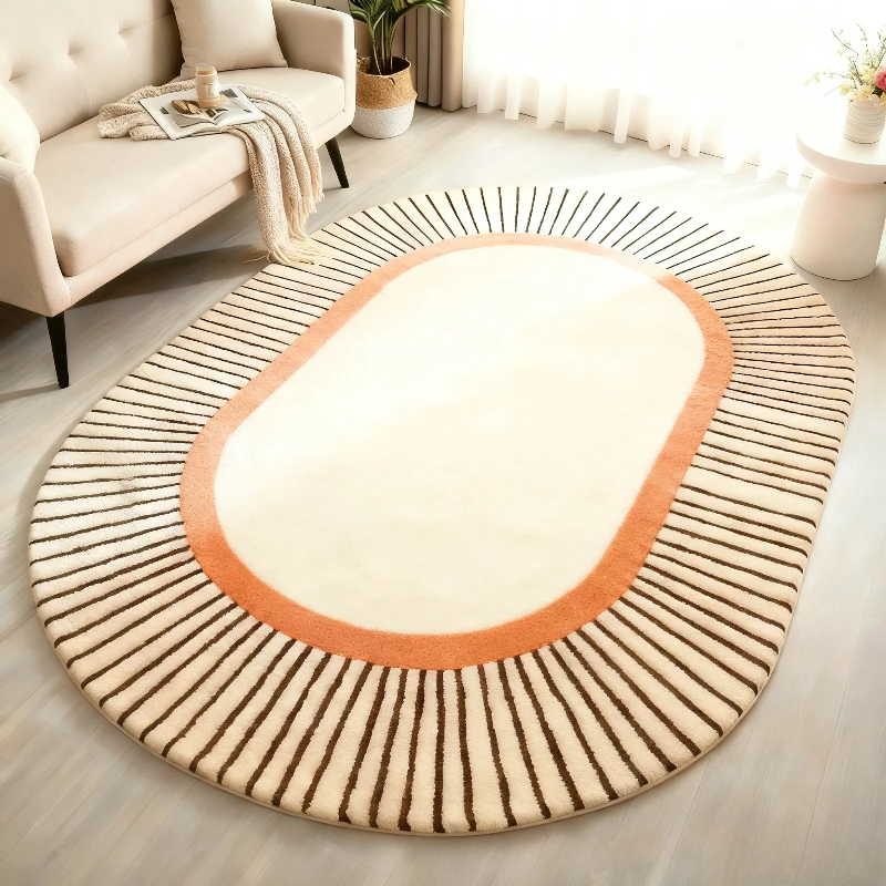Oval Plush Line Rug 2