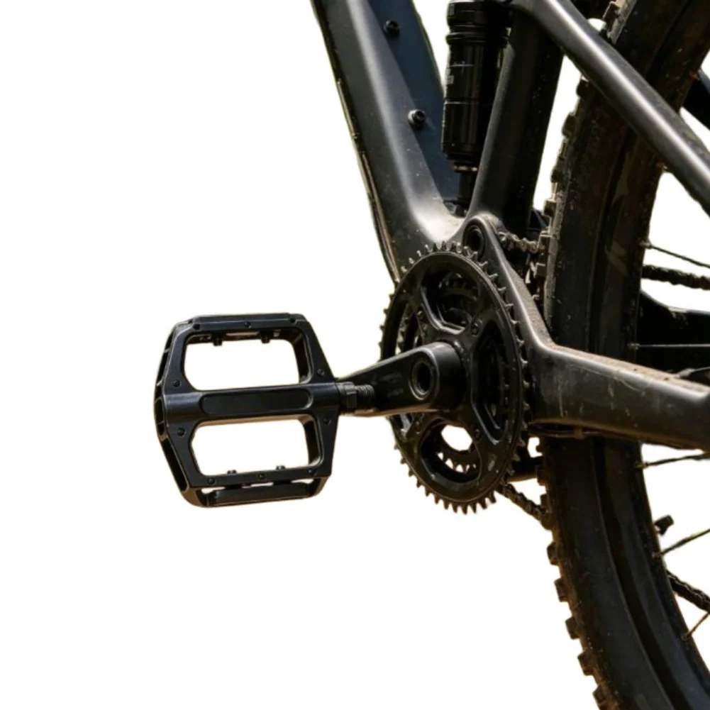 Lightweight Aluminum Pedals with Dual Bearings for Road and Mountain Bikes Meeting Standard 9/16 Inch Thread Requirements