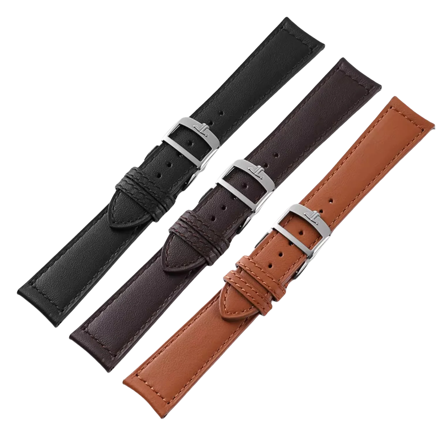 JAEGER-LECOULTRE POLARIS 시리즈 퀵 릴리스 가죽 시계 스트랩