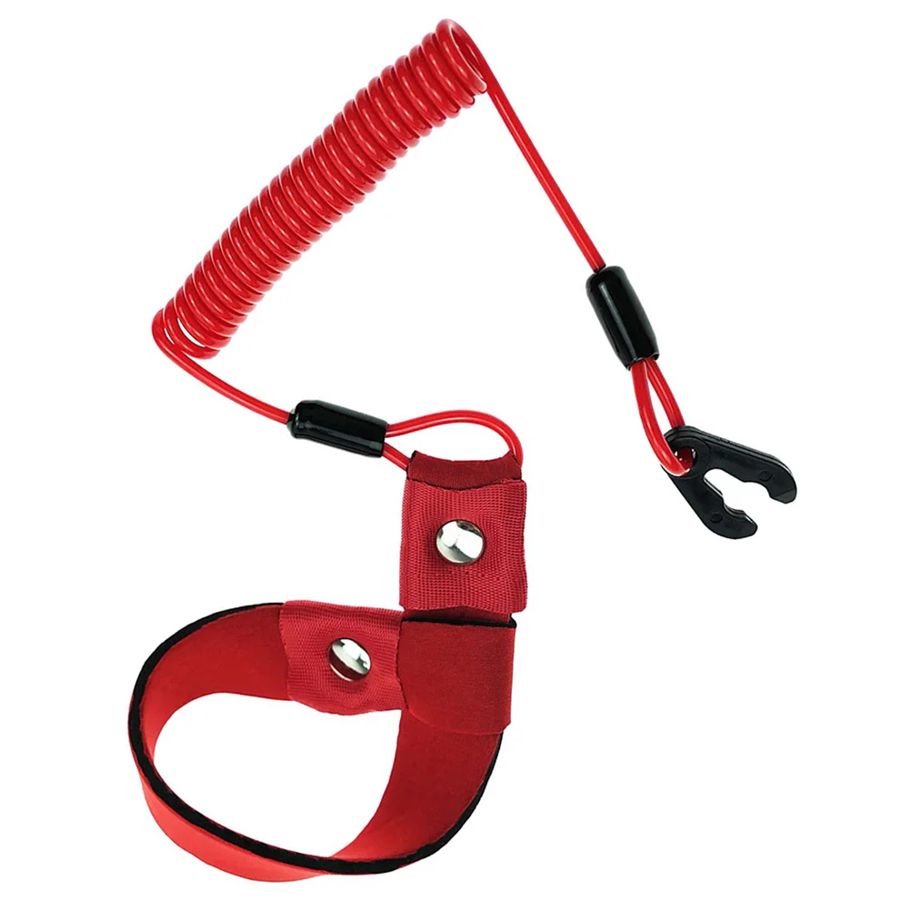 Boat Outboard Engine Motor Stop Switch Lanyard EW2-68348-00-00 Reminder Rope Stop Kill Safety Lanyard for Yamaha FX140 Parts