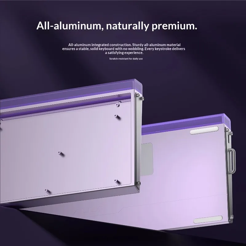 AULA Hero68 Mini Magnetic Axis Keyboard All-Aluminum Unibody Ambient Light Box Wired High-Performance Desktop for Gaming