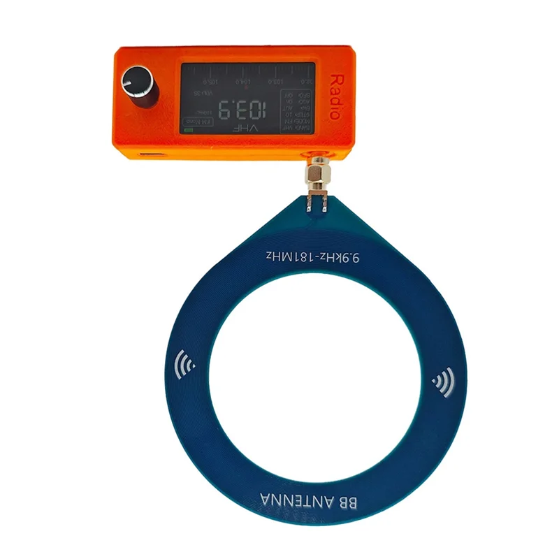 B18B SI4732 9,9-108 Mhz Radio portátil pantalla IPS de 1,9 pulgadas Mini Radio de bolsillo con antena receptor de Radio de todas las bandas SW MW VHF Radi