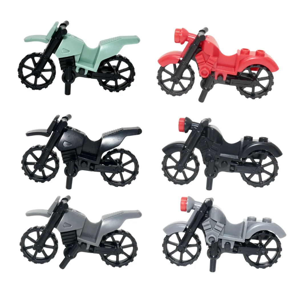 

6pcs motorcycle building blocks accessories - assembly motorcycle model building blocks - perfect for classroom prize/party favo
